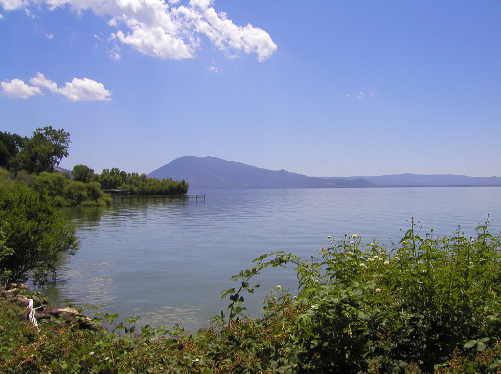 View of Clear Lake, Lake County, California
